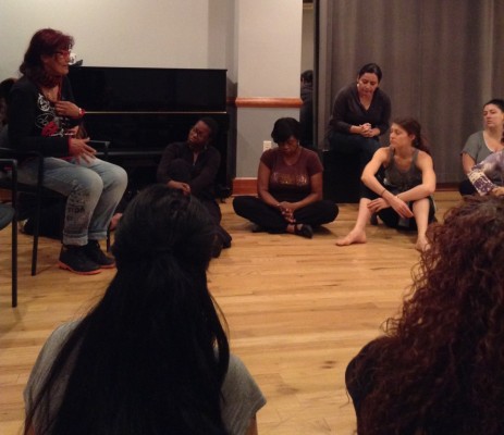 PATRICIA ARIZA LEADING WORKSHOP WITH NYC & COLOMBIAN ACTORS